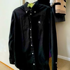 Burberry cotton button down shirt